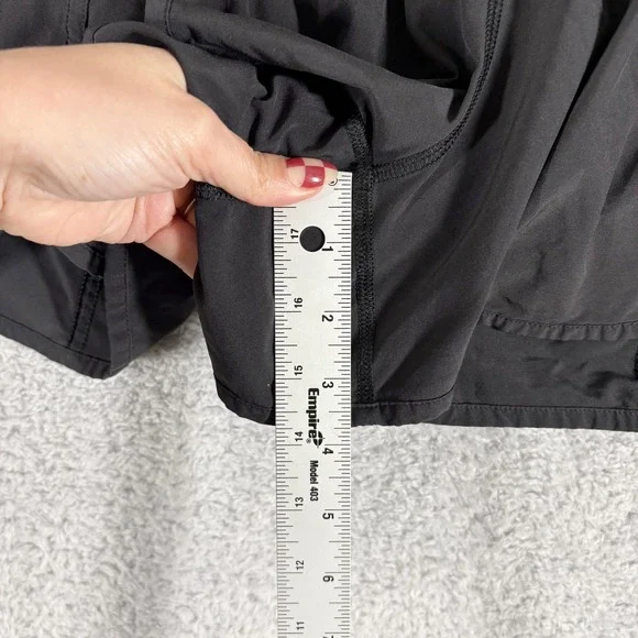 Lululemon Tracker Short Black High Rise Athletic Running Shorts Womens Size 10 - Picture 5 of 9
